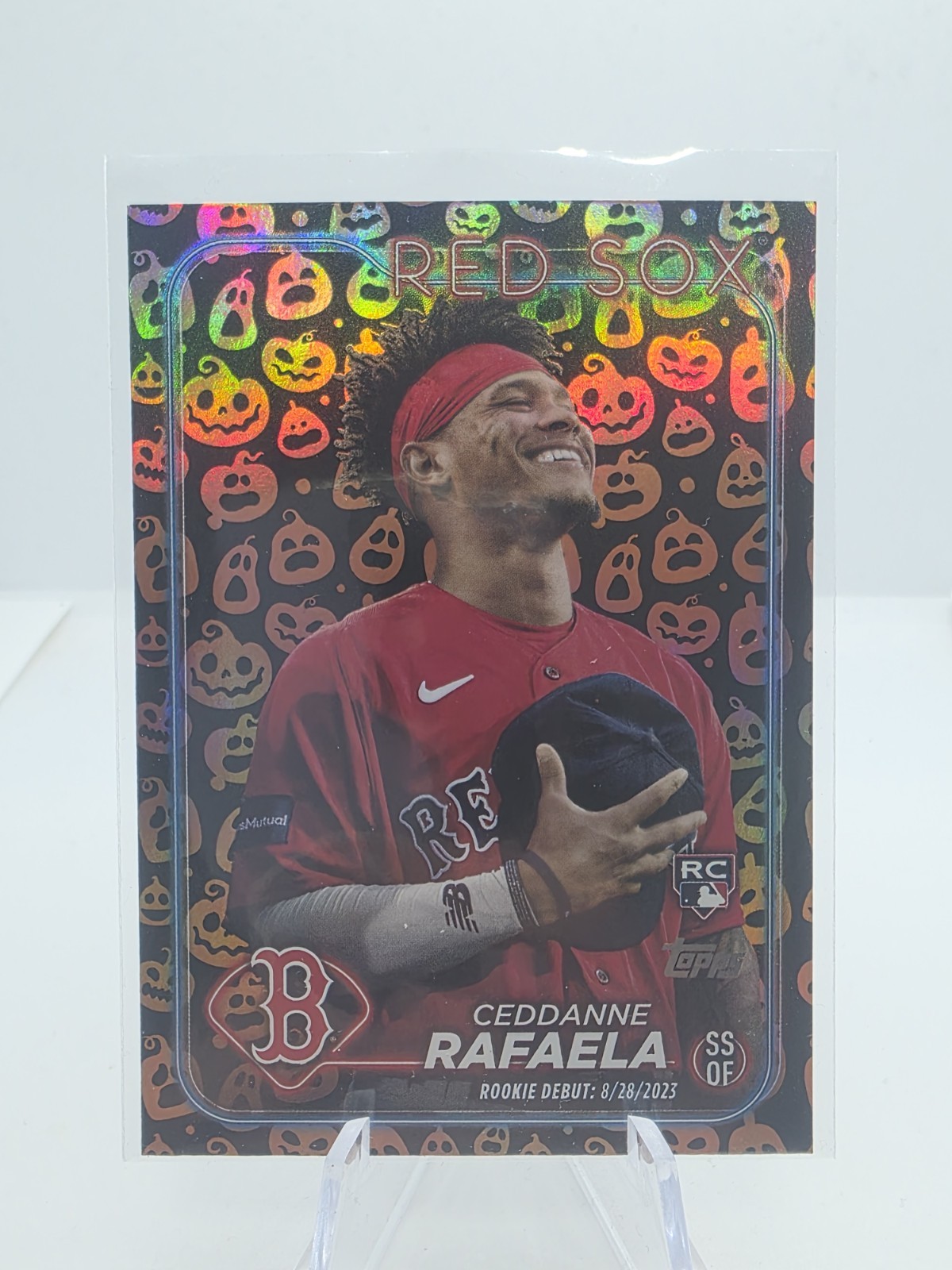 2024 Topps Update Rookie Debut #US110 Ceddanne Rafaela (RC) Jack O Lantern