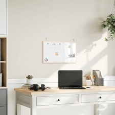 Magnetisches Whiteboard mit massivem Kiefernholzrahmen 60x40 cm