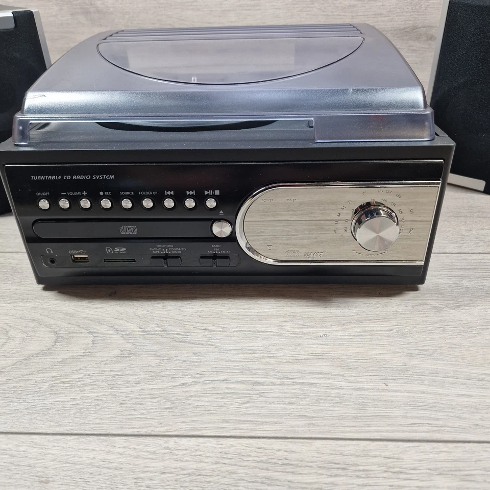 Steepletone Turntable/CD radio System, MP3 Playback from USB - Изображение 3 из 4