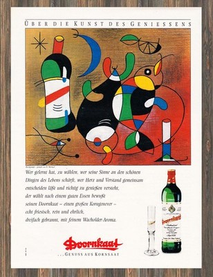 Doornkaat - Reklame Werbeanzeige Original-Werbung 1991