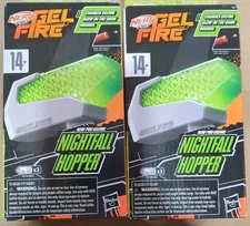 Nerf Pro Gel Fire Nightfall Hopper w/ 5000 Glow in the Dark Rounds Lot Of 2