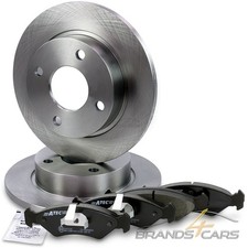 ATEC BREMSSCHEIBEN VOLL Ø240+BREMSBELÄGE VORNE FÜR FORD COURIER FIESTA 3 4 KA RB
