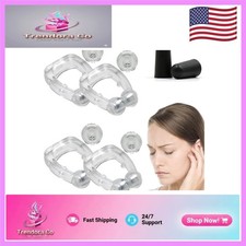 Tinnitus Relief Ear Clips with Magnetic Therapy - Non-Slip Silicone