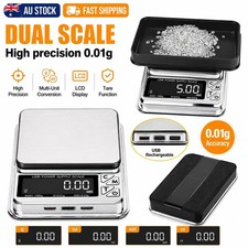 Mini Pocket Digital Scales 500g/0.01g Grams Jewellery Gold Weighing