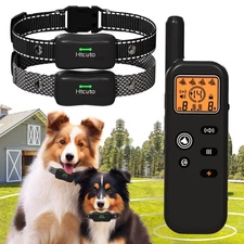 Wireless Dog Fence System for 2 Dogs 856 Acre Electric Fences for Dogs Traini...