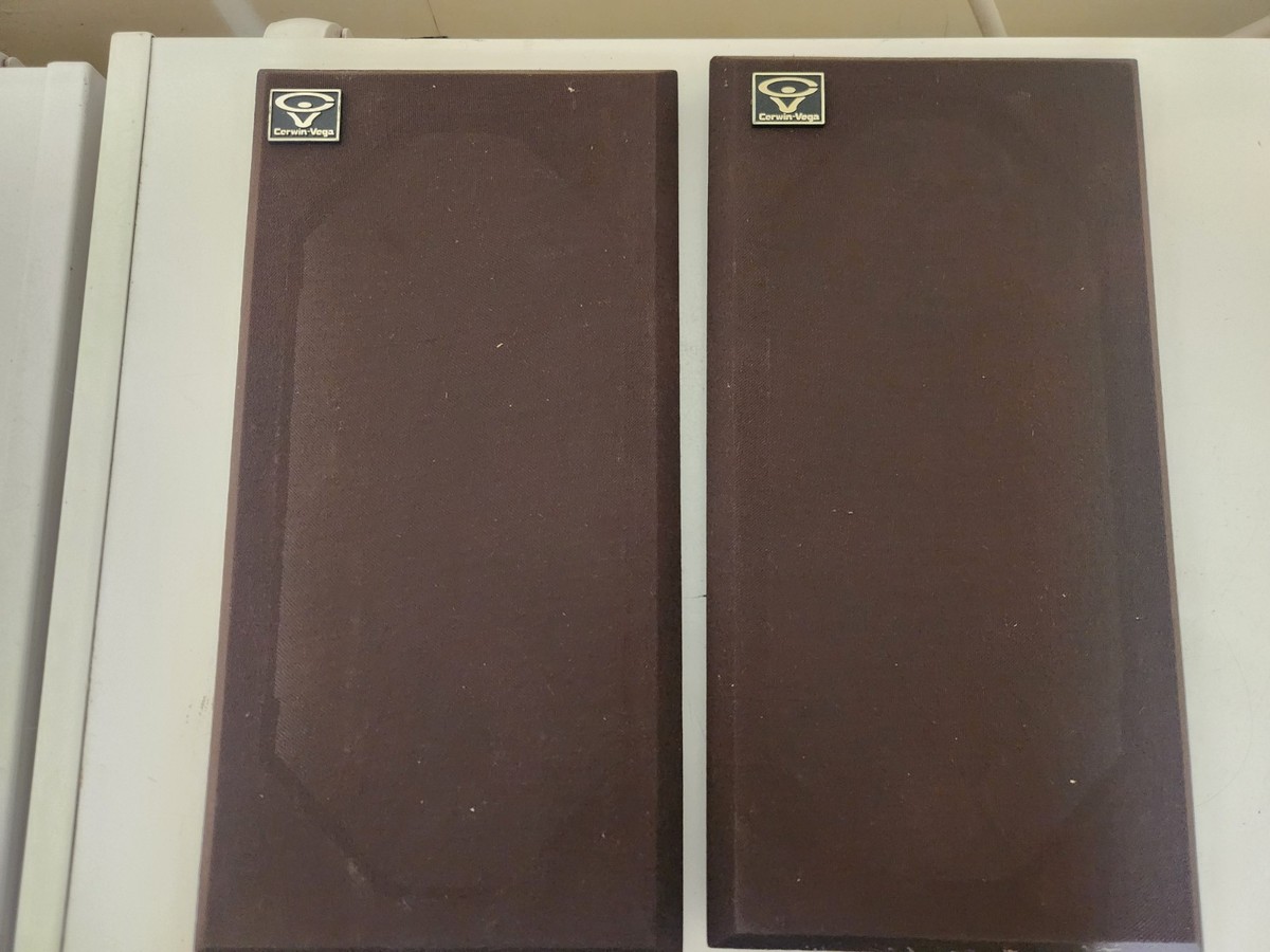 Cerwin Vega Speaker Grills BROWN 18 3/8 X 1/4 D1 ??