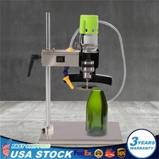 150w Electric Glass Bottle Cutter Glassware Cutting Machine 3 Saw Blades