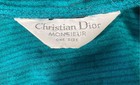 Vintage 80s Christian Dior Monsieur Men's Green Ribbed Velour Robe One Size — photo 3
