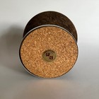 Vtg 60s Midcentury Modern Atomic Bulletin Ball Spinning Orb Desk Cork Pen Holder — photo 10