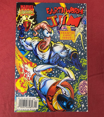 Marvel Absurd Earthworm Jim #1 1995 Newsstand RARE First Appearance