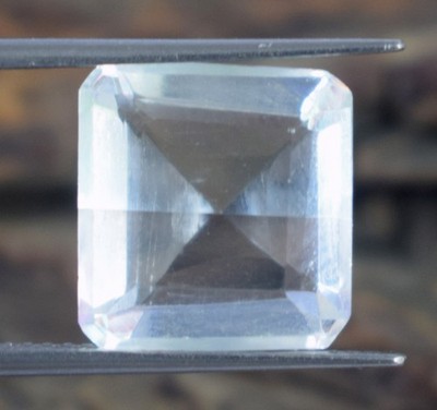 Natürlich 5.95 Karat Smaragd Schliff Regenbogen Mystic Topas Edelstein AGI
