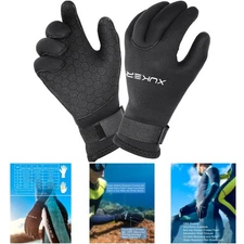 3mm & 5mm Neoprene Five Finger Warm Wetsuit Gloves Scuba Diving Snorkeling