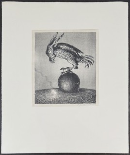 A. Paul Weber Donkey Without Glasses Lithograph 1977 Hand Signed