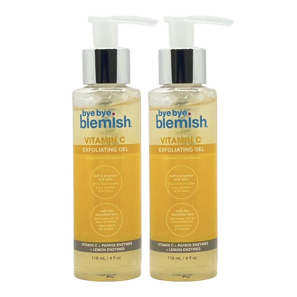 Bye Bye Blemish Vitamin C Exfoliating Gel Duo 4 Oz Each