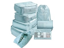 MPM 8 PC Packing Cube Luggage Organizers Set, Travel Packing Bags, Suitcase Bag
