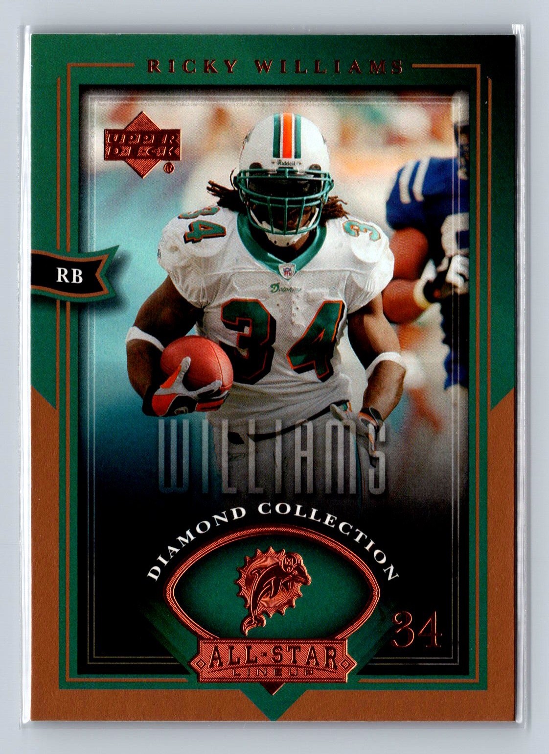 2004 Upper Deck Diamond Collection All-Star Lineup #59 Ricky Williams