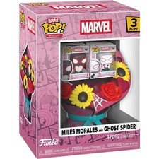 Funko Bitty POP Bouquet: Spider-Man Valentine's Day - Miles Morales  Ghost Spi
