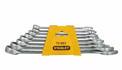 8-teiliges Stanley 70-963E Kombinations-Schraubenschlüssel-Set (8 bis 19...