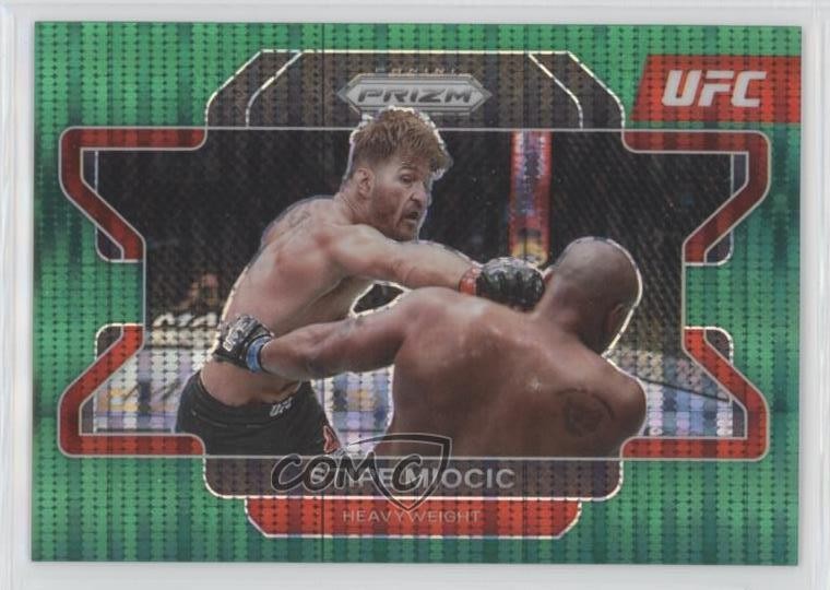 2022 Panini Prizm UFC Green Pulsar Prizm 4/25 Stipe Miocic #100 0w6