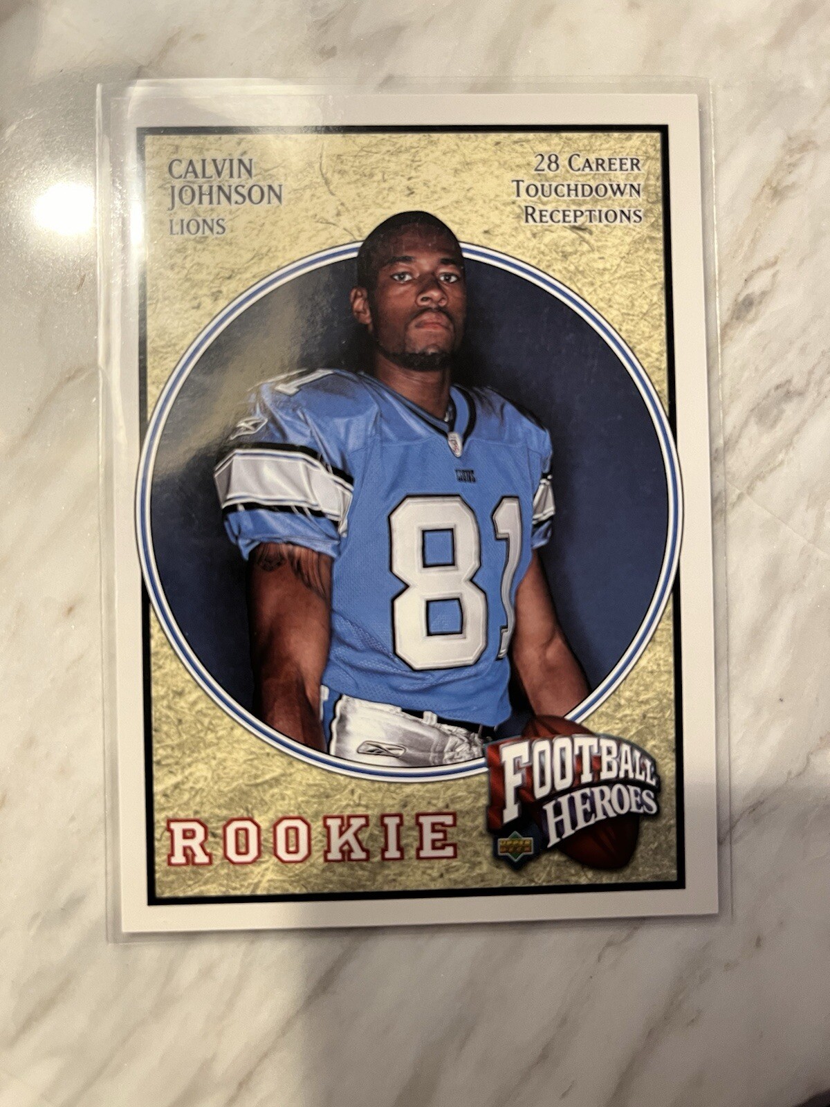 Calvin Johnson Upper Deck Football Heroes #80 Base