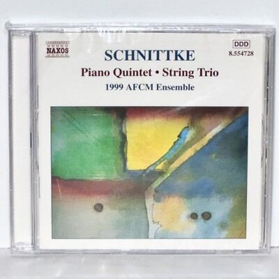 Factory Sealed Schnittke Piano Quintet String Trio 1999 AFCM Ensemble CD