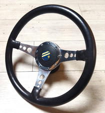 Volant Cuir MotoLita 36.5cm Complet Renault R8 R12 Dauphine Gordini & Anciennes