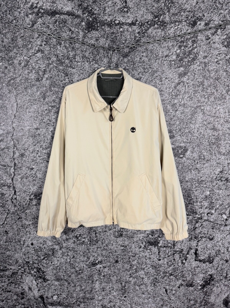 Mens Timberland Vintage 90s Full Zip Harrington Reversible Jacket