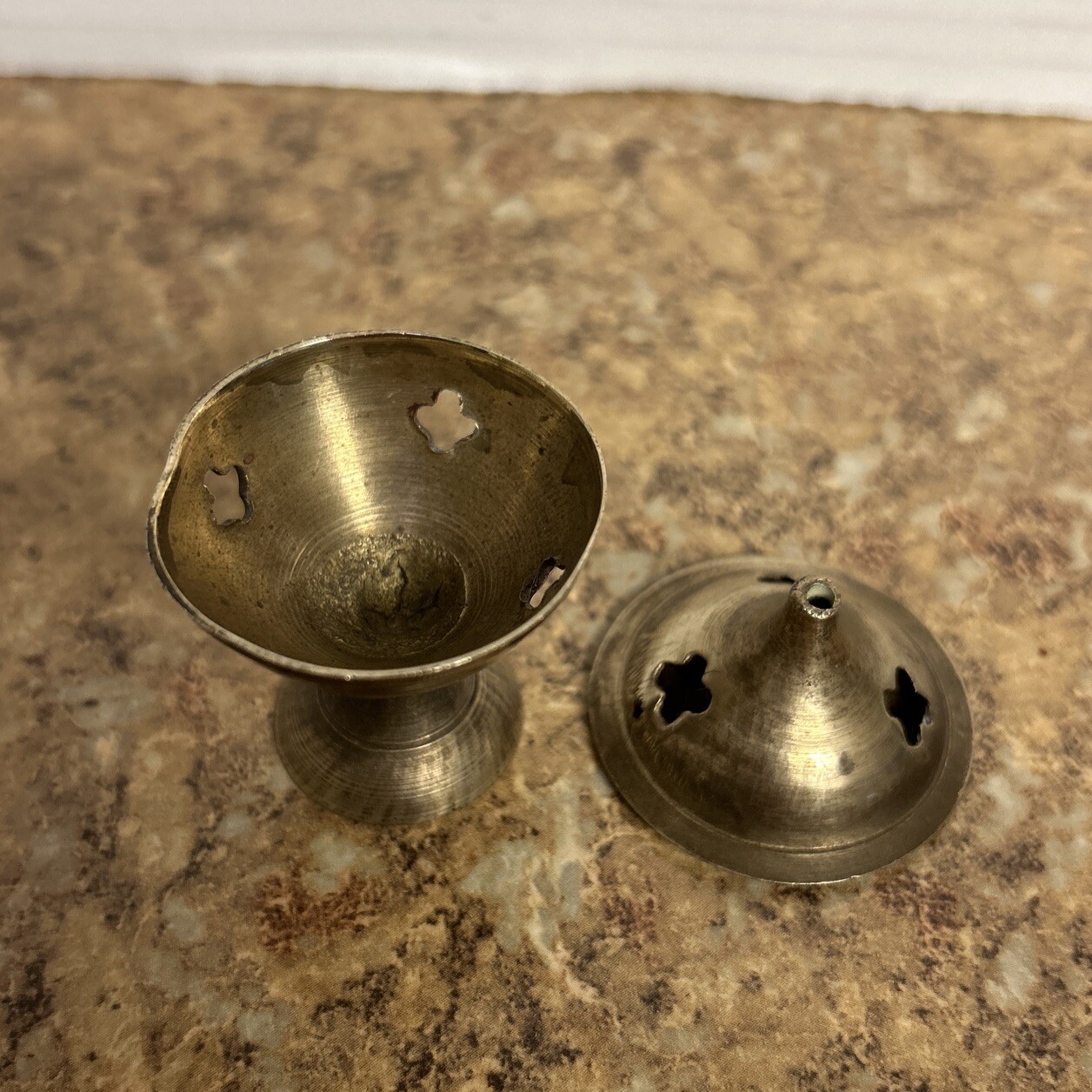 Small Brass Cone Incense Burner 2" Tall Censer Burner India eBay