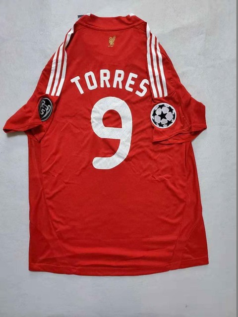 Fernando Torres Liverpool Jersey Adidas Champions League 9 Spain 2008 2010 Salah | eBay