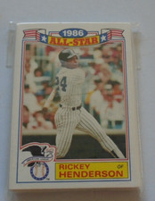 Topps All Star Game Commemorative  22 card Set 1986 MLB