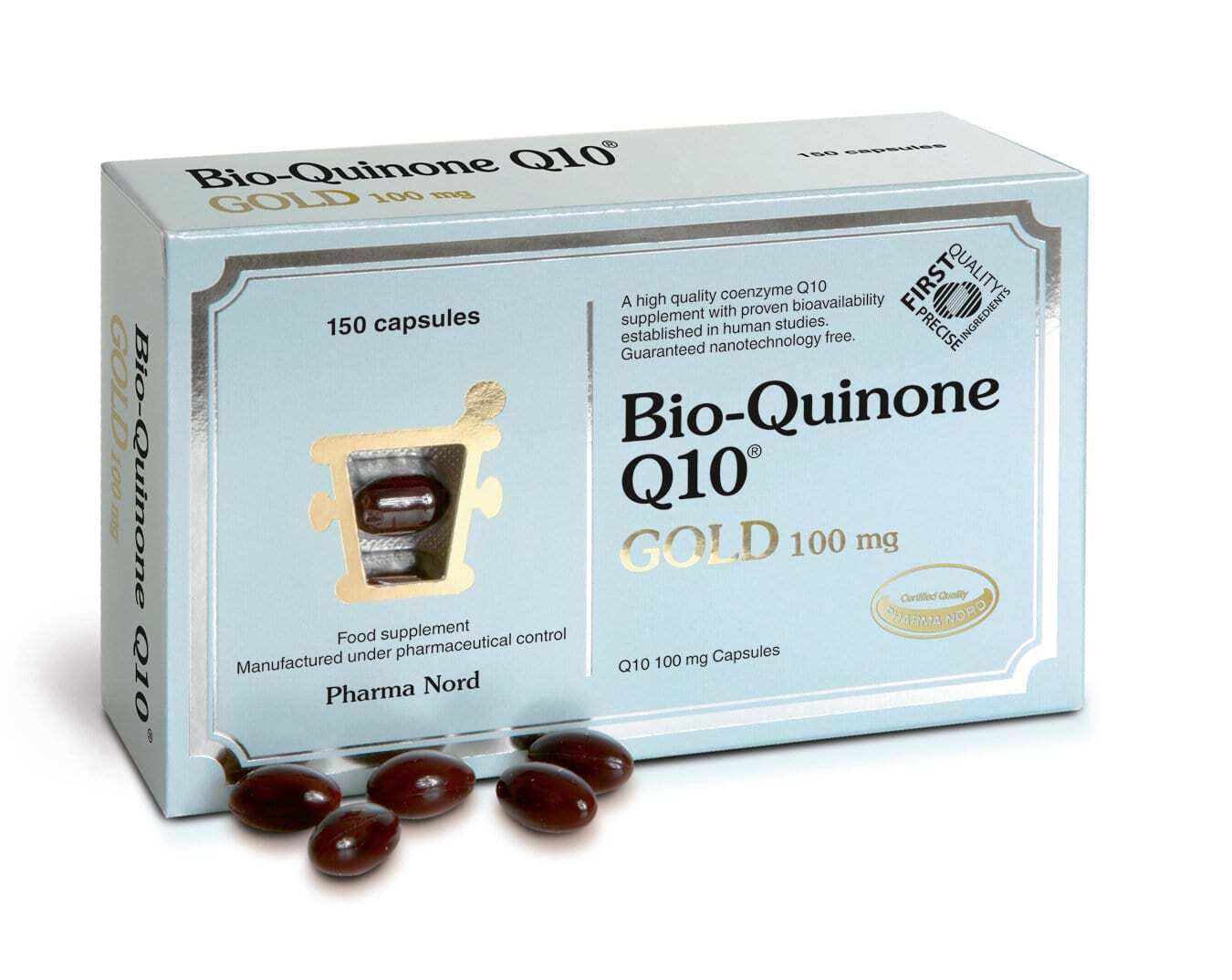 Pharma Nord Bio-Quinone Q10 Gold, 100mg, 150 Capsules
