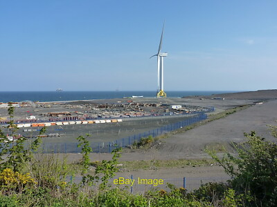 Photo 6x4 ORE Catapult - the Levenmouth Turbine Buckhaven This huge turbi c2016