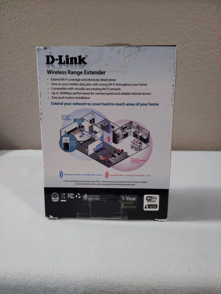 D-Link DAP-1120 N300 Wi-Fi Range Extender - Image 3 of 4