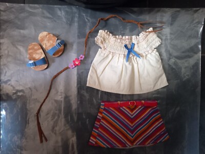 American Girl Julie Puppe Sommer Rock Set, gebraucht, retired