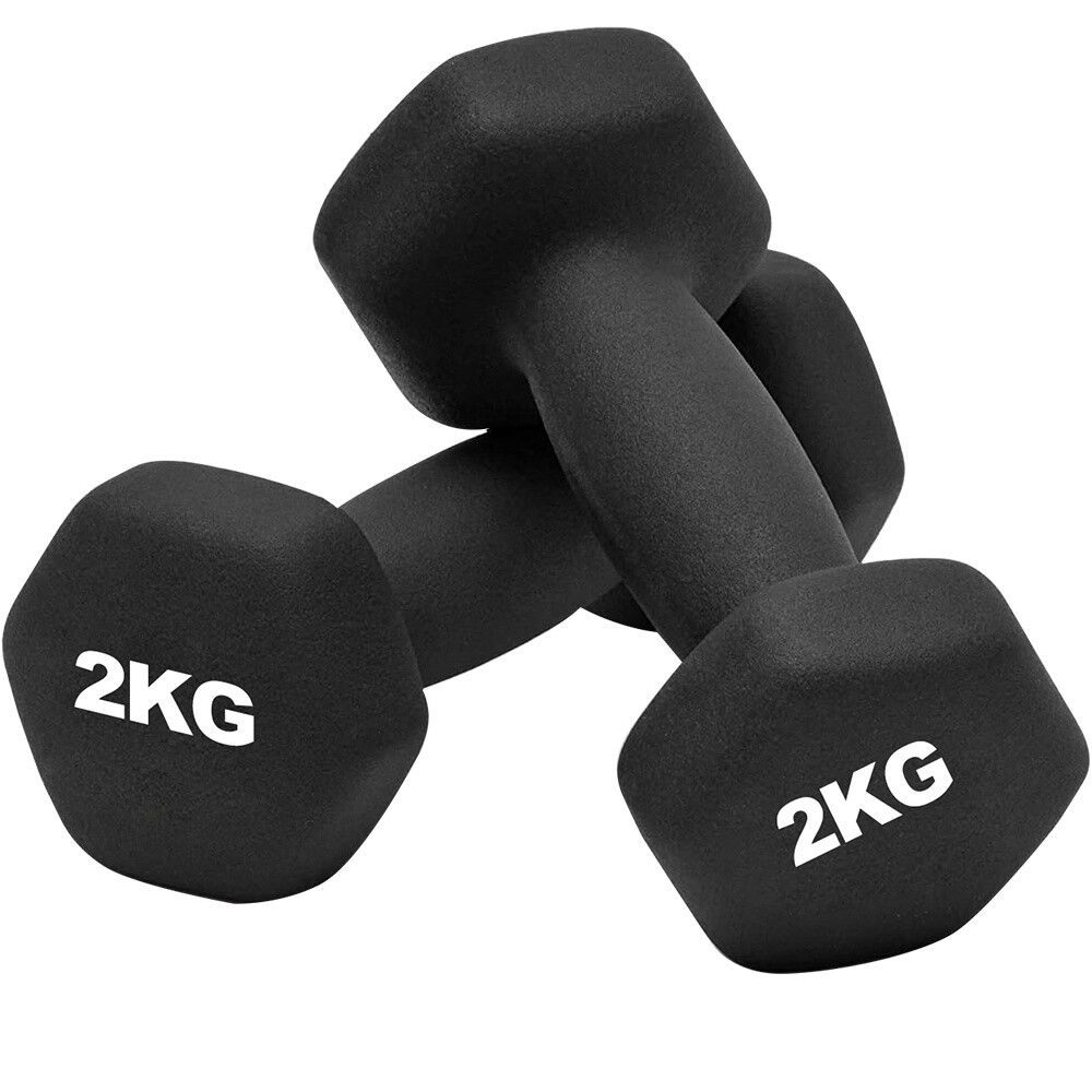 4kg Free Weights Big W Neoprene Dumbbell Weights Pair Sweat