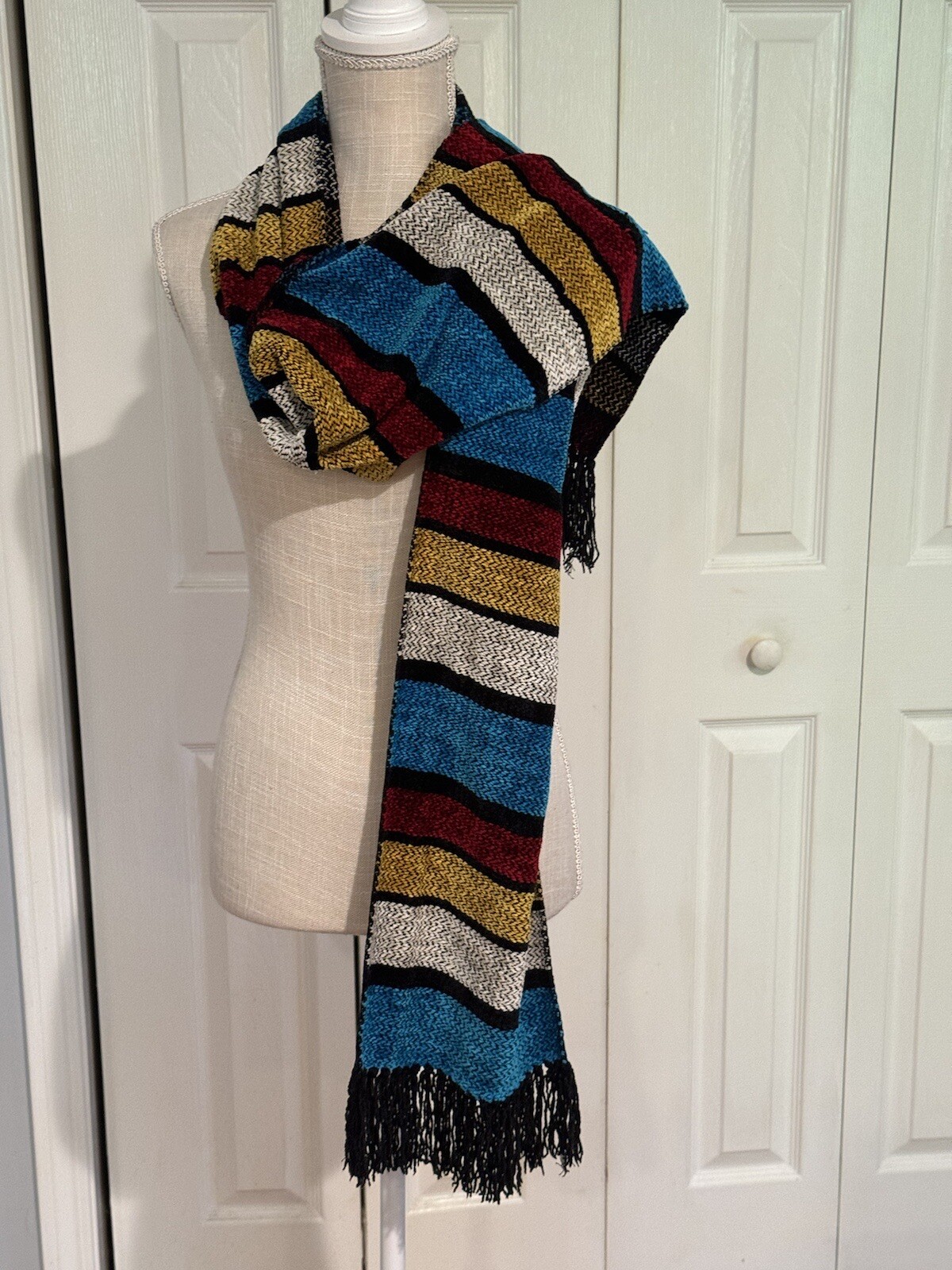 Vintage AMERI New York Bright Striped Made in Ita… - image 1