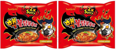 SAMYANG BULDAK 2X SPICY HOT CHICKEN Flavor Korean Ramen Instant Noodles 2x 140g