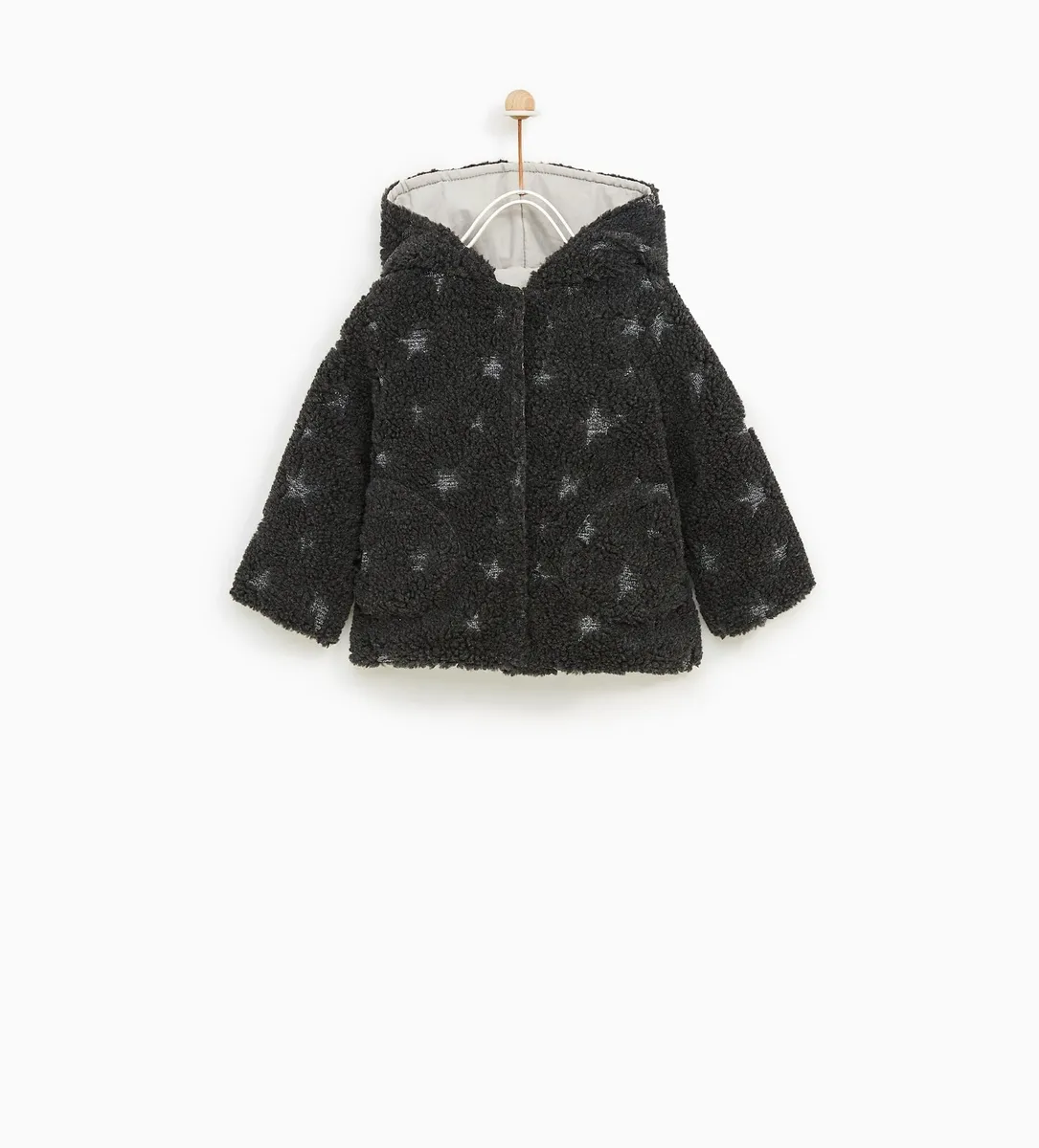 escapar Poesía cargando NEW ZARA Baby Girl THREE-QUARTER-LENGTH STAR COAT Size 2 - 3 years 98 cm |  eBay