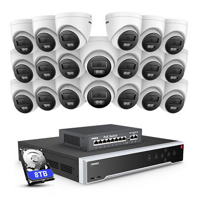 ANNKE H800 4K IP67 POE IP Überwachungskamera Mit Audio 12MP 32CH NVR Fernzugriff