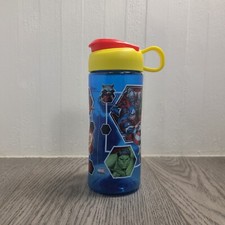 Zak Designs Marvel Kids Spout Cover Water Bottle and Built-in Carrying Loop