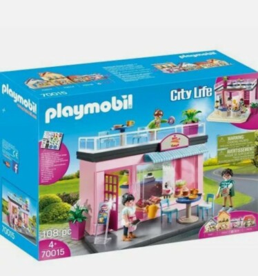 Playmobil City Life 70015 - My Café, 4 Years Old - NEW 
