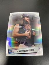 2021 Topps WWE Chrome Refractor Base #77 Cameron Grimes