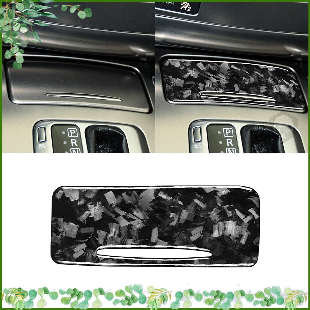 g35 cigarette lighter Forged Carbon Fiber Control Cigarette Lighter Cover For Infiniti G25 G35  G37 Q60