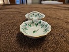 HEREND PORCELAIN HANDPAINTED SALT AND PEPPER DISH 253/PE W/Center Handle  — photo 4