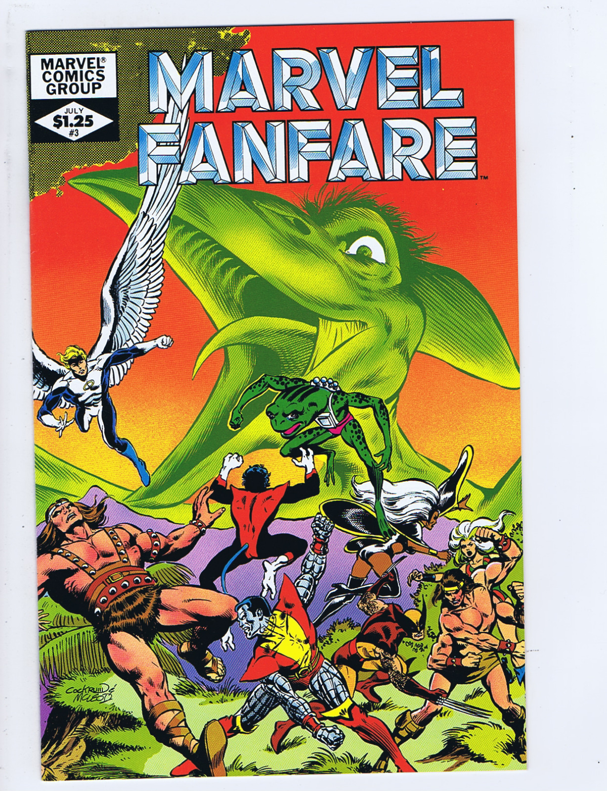 Marvel Fanfare #3 Marvel 1982 Into the Land of Death ! X-Men Story