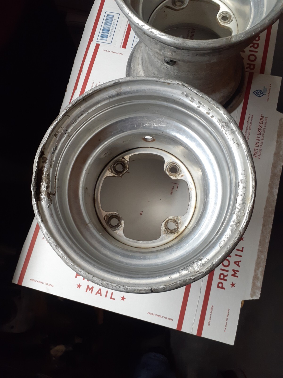 1983 1984 1985 HONDA ATC200X REAR WHEELS RIMS atc 200X HIRATA oem 83 84