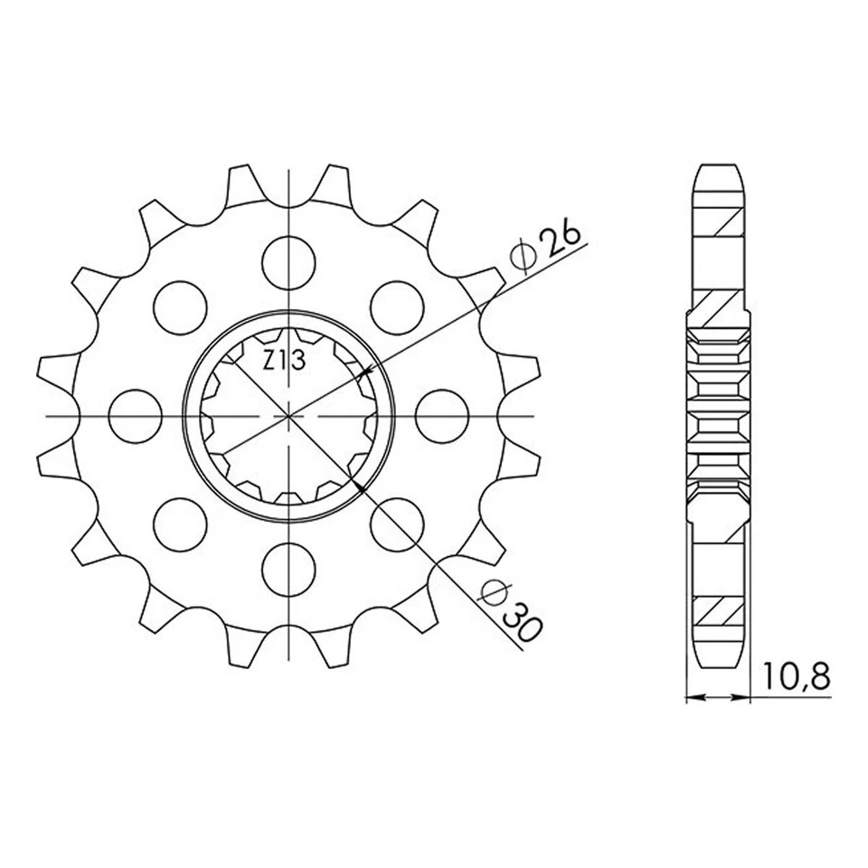 Kit De Transmission 16 45 Chaîne Did 530 Vx Pour Yamaha 1000 Yzf R1 2002-2003 - Photo 4/4