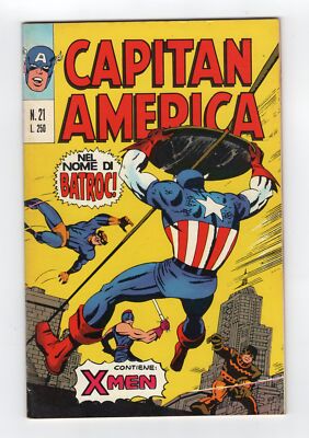 1968 MARVEL CAPTAIN AMERICA #105 & X-MEN #19 1ST APP OF MIMIC RARE KEY ITALY