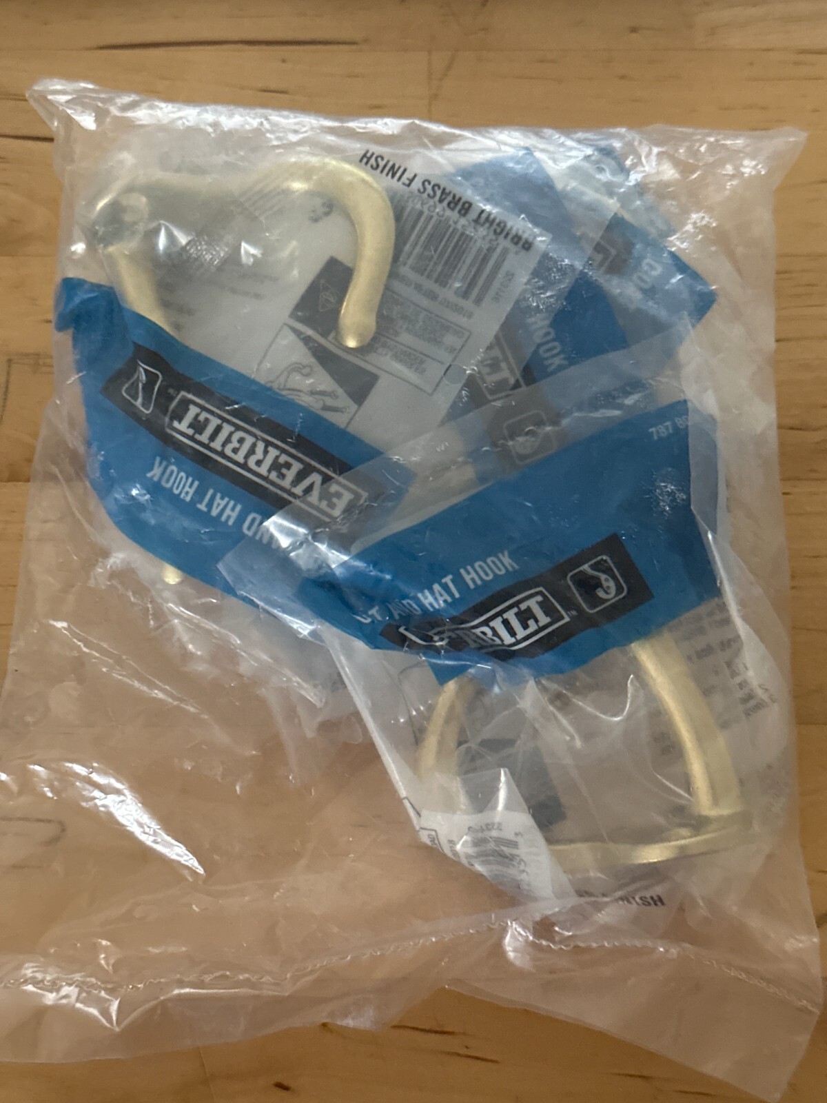 (5Pk) Everbilt Coat and Hat Hook Bright Brass 787809 15235 New eBay