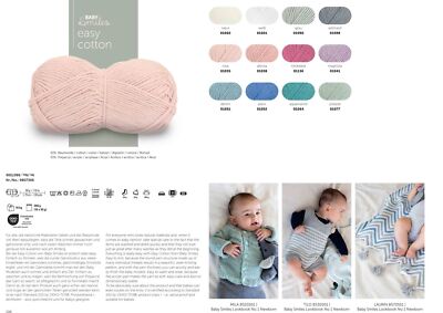 Schachenmayr Baby Smiles EASY COTTON 50g weiche Babywolle Baumwolle/PAC